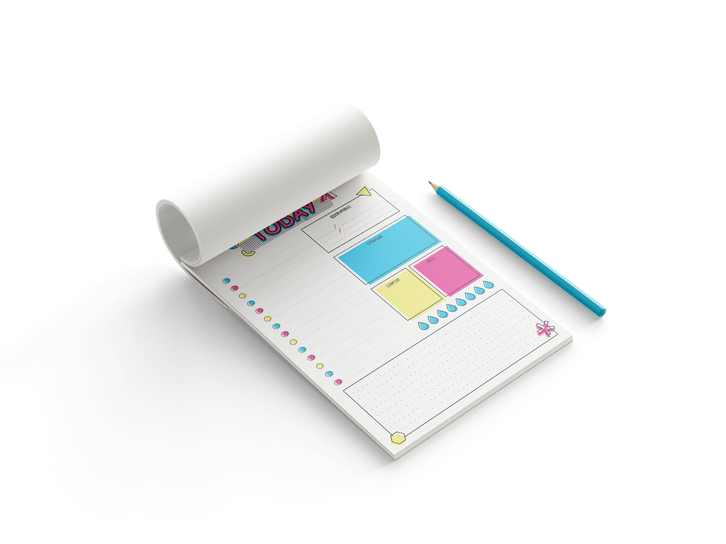 90s Inspired Daily Planner