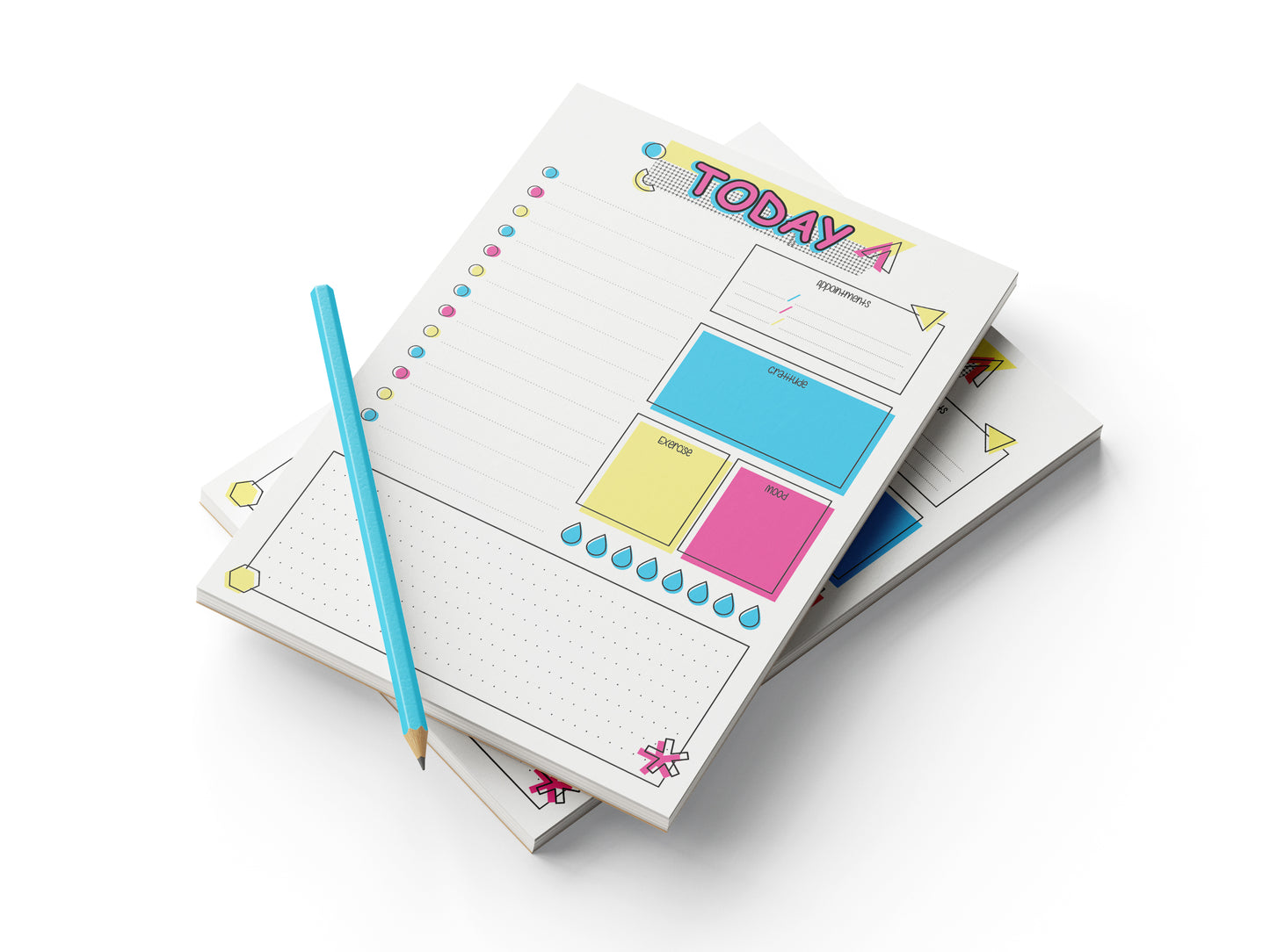 90s Inspired Daily Planner