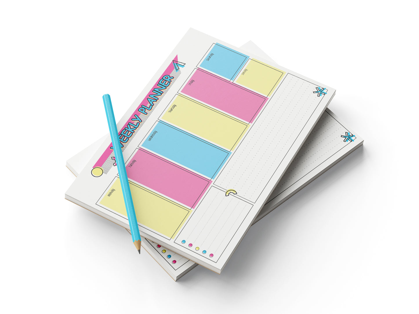 90s Inspired Weekly Planner