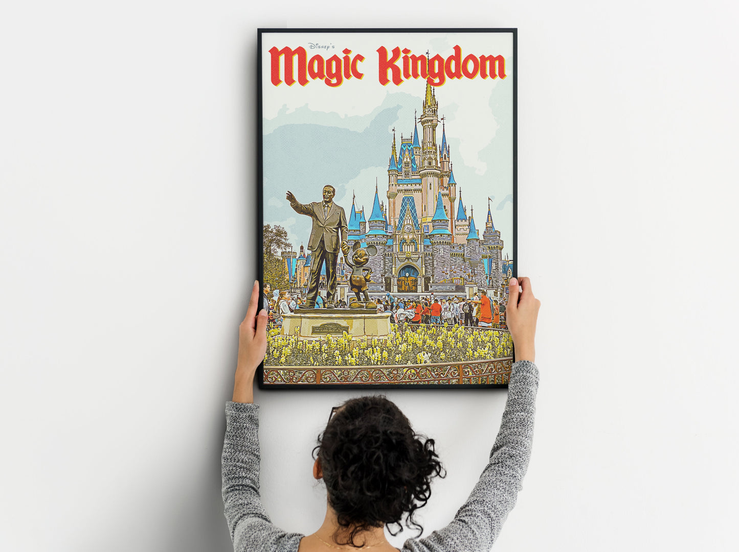Magic Kingdom Retro Print