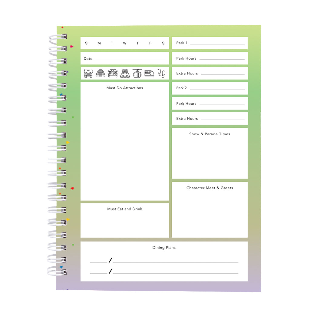 Walt Disney World Daily Park Planner
