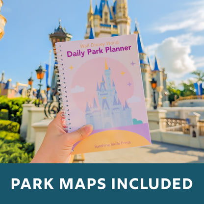 Disney World Planner, 21 Day Travel Planner, Guide Maps Included