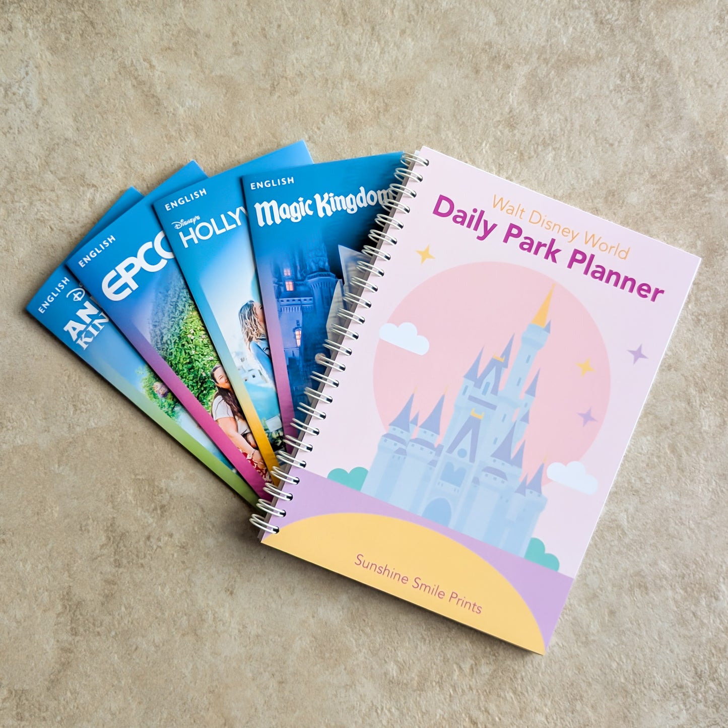 Disney World Planner, 21 Day Travel Planner, Guide Maps Included