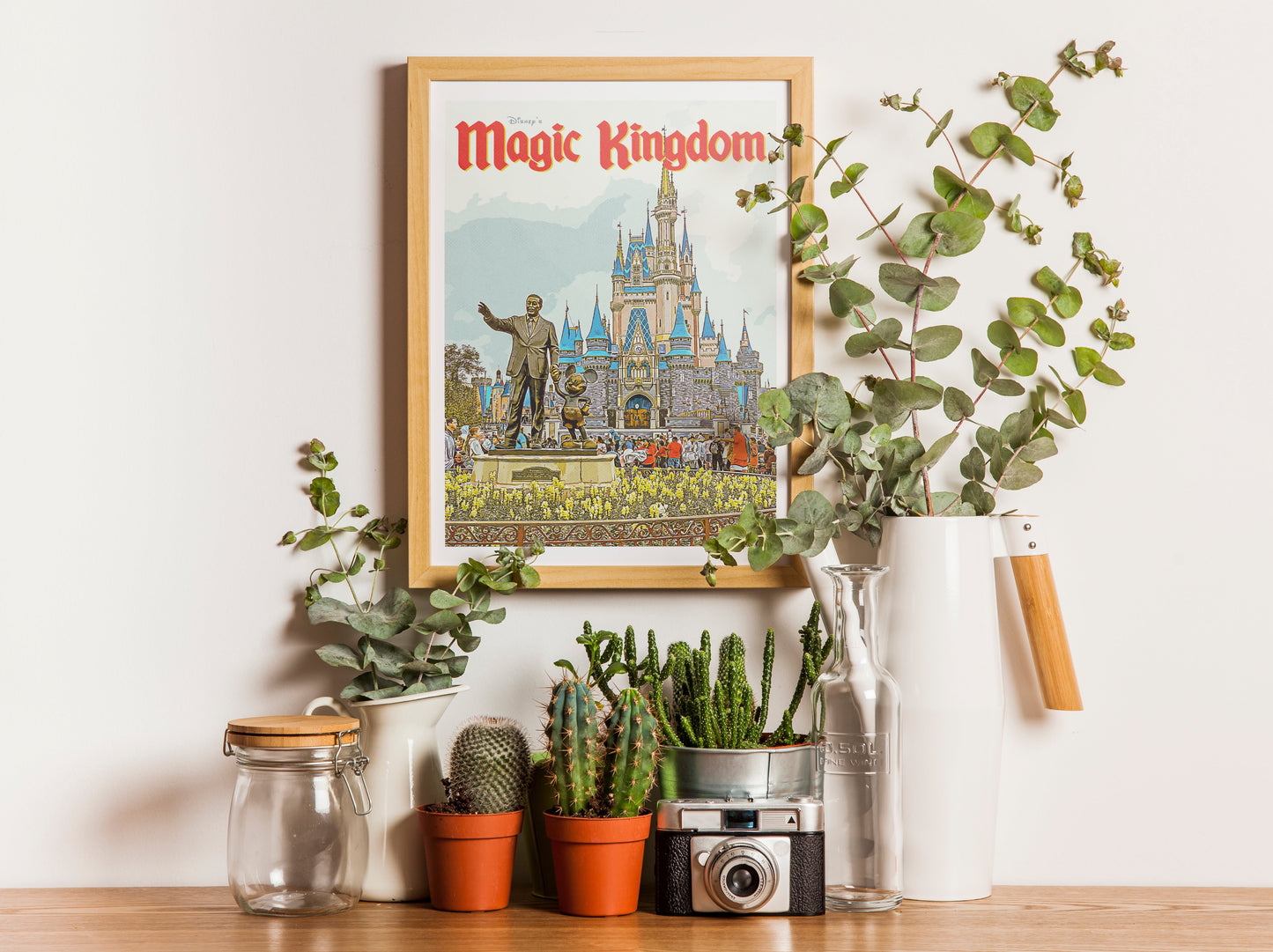 Magic Kingdom Retro Print