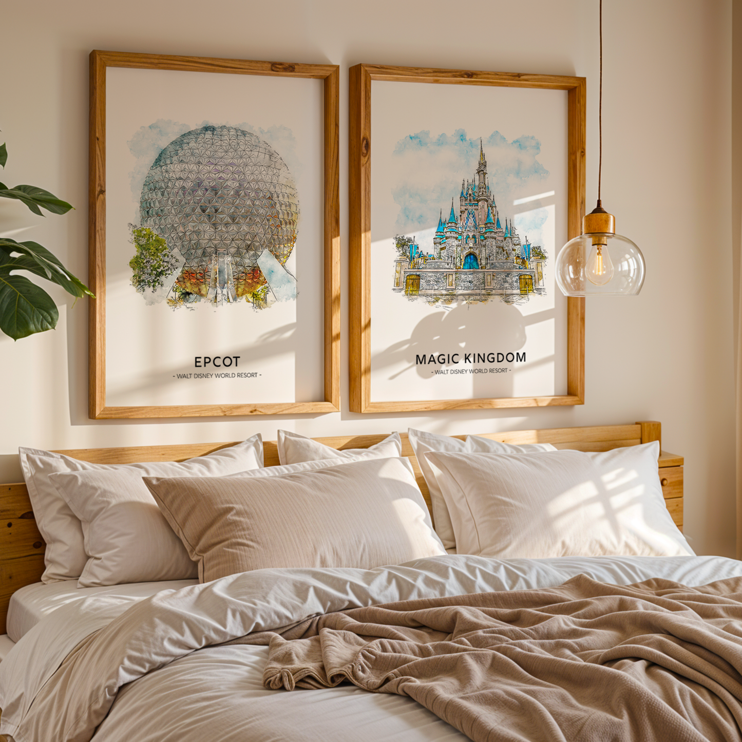 Walt Disney World 4 Park Art Print Bundle