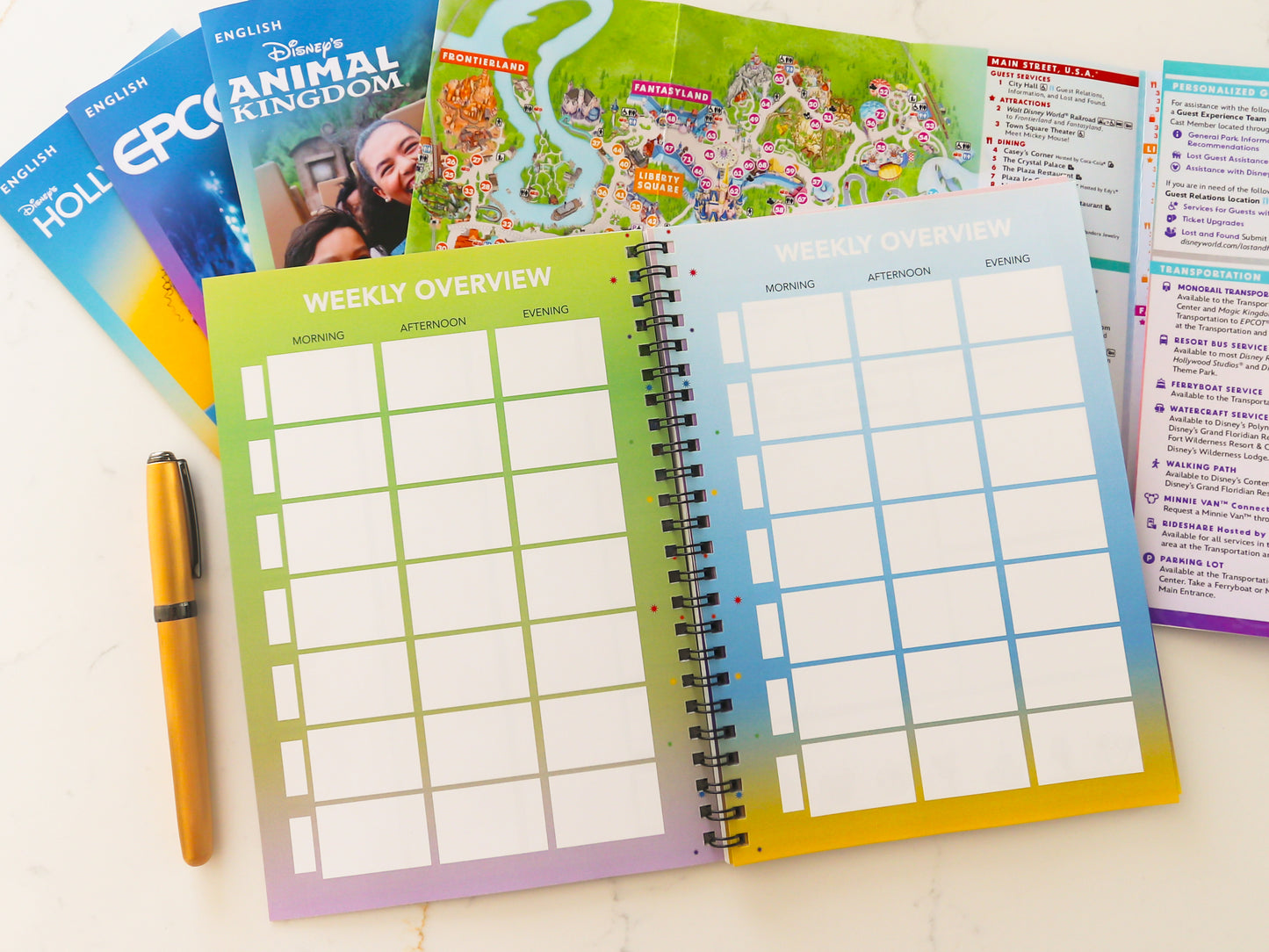 Walt Disney World Daily Park Planner